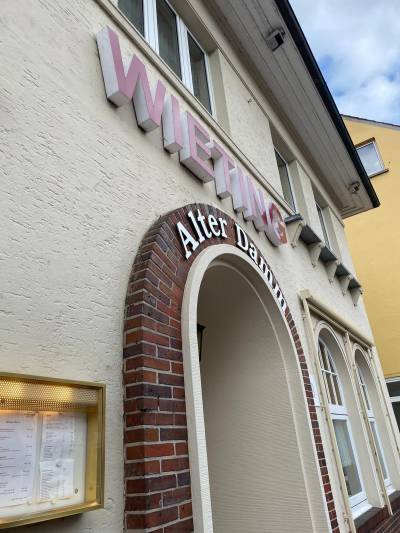 FU beim Spargelessen im Hotel Wieting - 