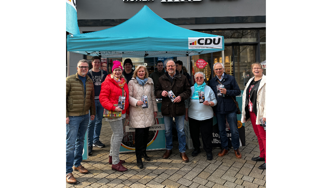 Auf zum Endspurt!<br />
Am Sonntag beide Stimmen für die CDU!